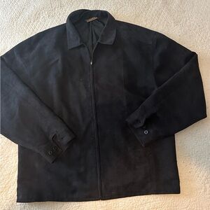 Men’s Black Cubavera Ultrasuede Windbreaker